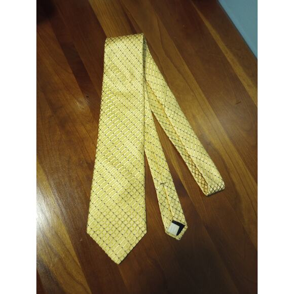 Michael Kors‎ 100% Silk Gold Men's Neck Tie - Picture 1 of 3